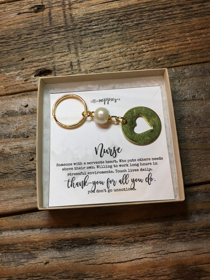 Nurse appreciation Nurse Valentine gifts Thank you gifts for nurses Heart keychain Registered nurse gifts LPN gifts Nurse keychain
