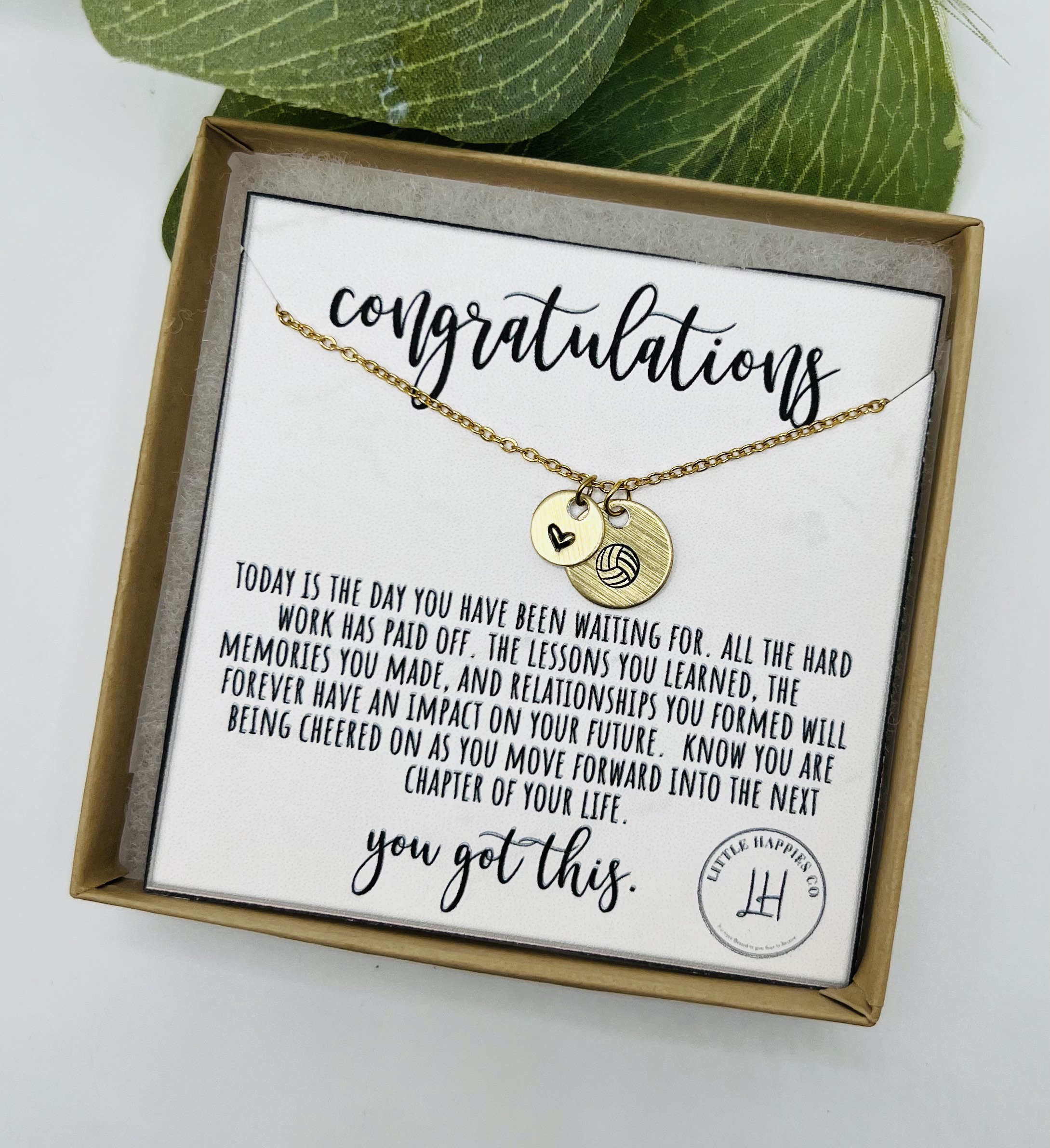 Graduation Gift for Volleyball Player, Gift for Volleyball, Volleyball Necklace, Volleyball gifts for a team, Bulk Team Gift, Senior Gifts