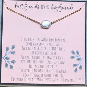 Valentine&#39;s Day gifts for BFF, Valentines for best friends, Valentines Day gifts for friends, Valentines gift for friends, Friend necklace