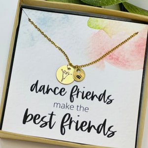 Personalized Dance Gifts, Ballet Necklace, Dance Recital Gifts, Personalized Dancer Necklace, Dance Friend, Ballet Teacher Gift, Christmas