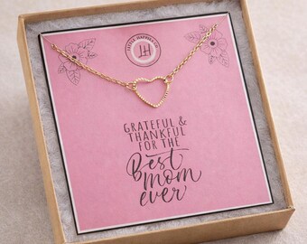 Best mom necklace, Best mom ever gift, Mother's Day Gift, Gifts for mom, To my mom, Mothers Day gifts, Present for mom, Card for mom