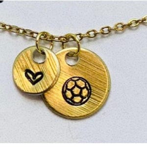 Personalized Soccer Gift, Soccer Necklace, Soccer Team Gifts, Bulk Soccer Gifts, Gift for Soccer Player, Small Gifts, Bulk Soccer Necklace