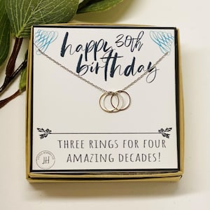 Special 30th Birthday Gift for Her, Perfect Gift for Women Turning 30, Dainty 30th Birthday Necklace, Gifts for Someone Turning 30, Gifts