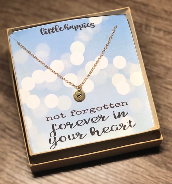 Sympathy grief Necklace Dainty Womens Necklace Inexpensive Gift