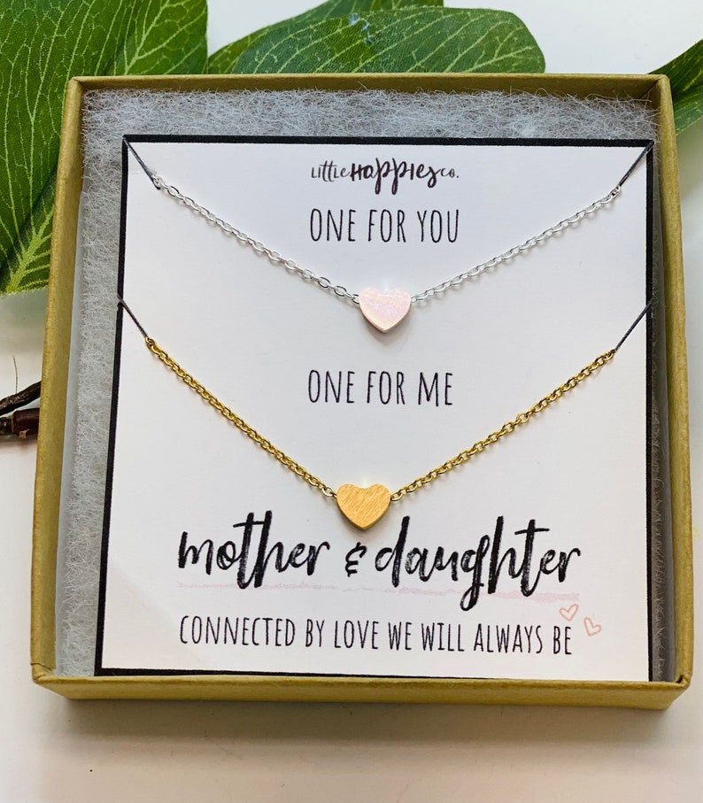 Mothers Day Gifts, Mother daughter necklaces, Mother daughter gift necklace, Mom daughter jewelry, Mother's Day gift, Gifts for mom, For mom image 1