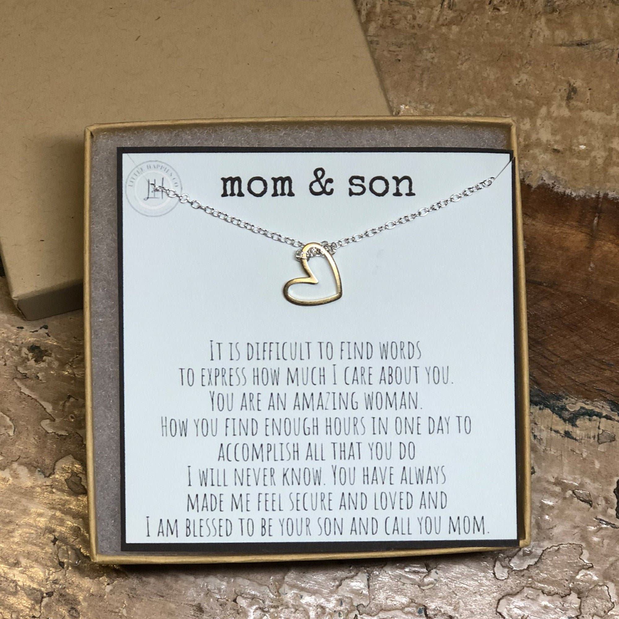 Sentimental birthday gifts from mom to son - Personalised Gift for