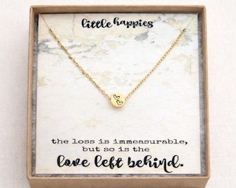 Miscarriage Gift, Two Miscarriages, Bereavement Gift, Memorial Necklace, Miscarriage Necklace, Miscarriage Necklace for two, Loss of twins