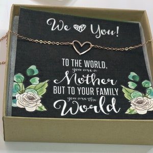 Mother&#39;s Day Necklace Gift, Heart Necklace, Send a Mother&#39;s Day Gift, Gift for Mom, Mom Necklace, Mom Gifts, Mothers Day Gift, Gifts for Her
