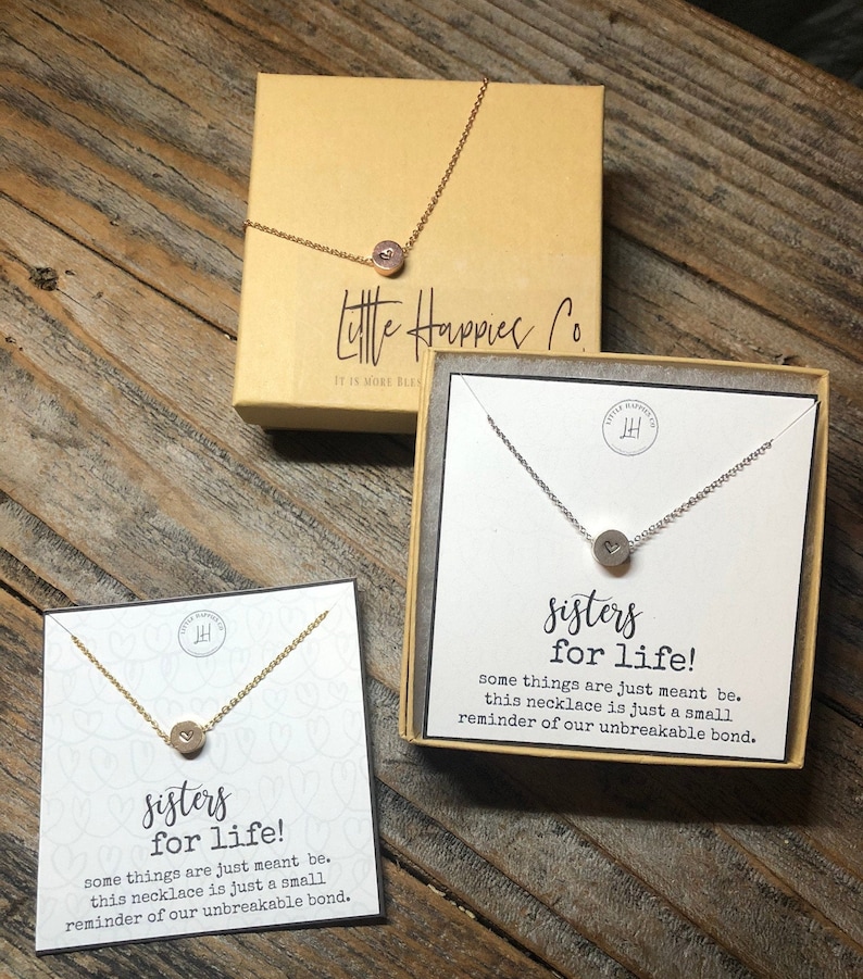 Gift for sister sister necklace meaningful gift for sister | Etsy