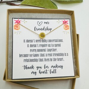 Friendship Gifts, Best Friend Gift, Friend Gift, Friendship Necklace, Birthday Gift for Best Friend, Christmas Gift, Unbiological Sister