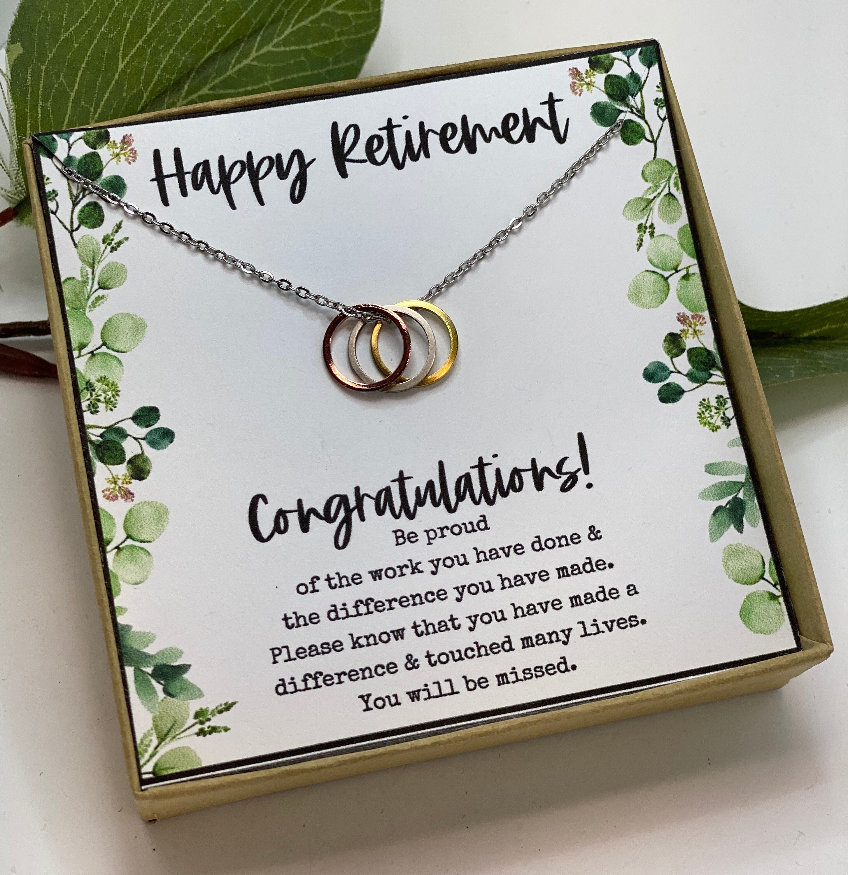 Retirement gifts for teachers jewelry sale