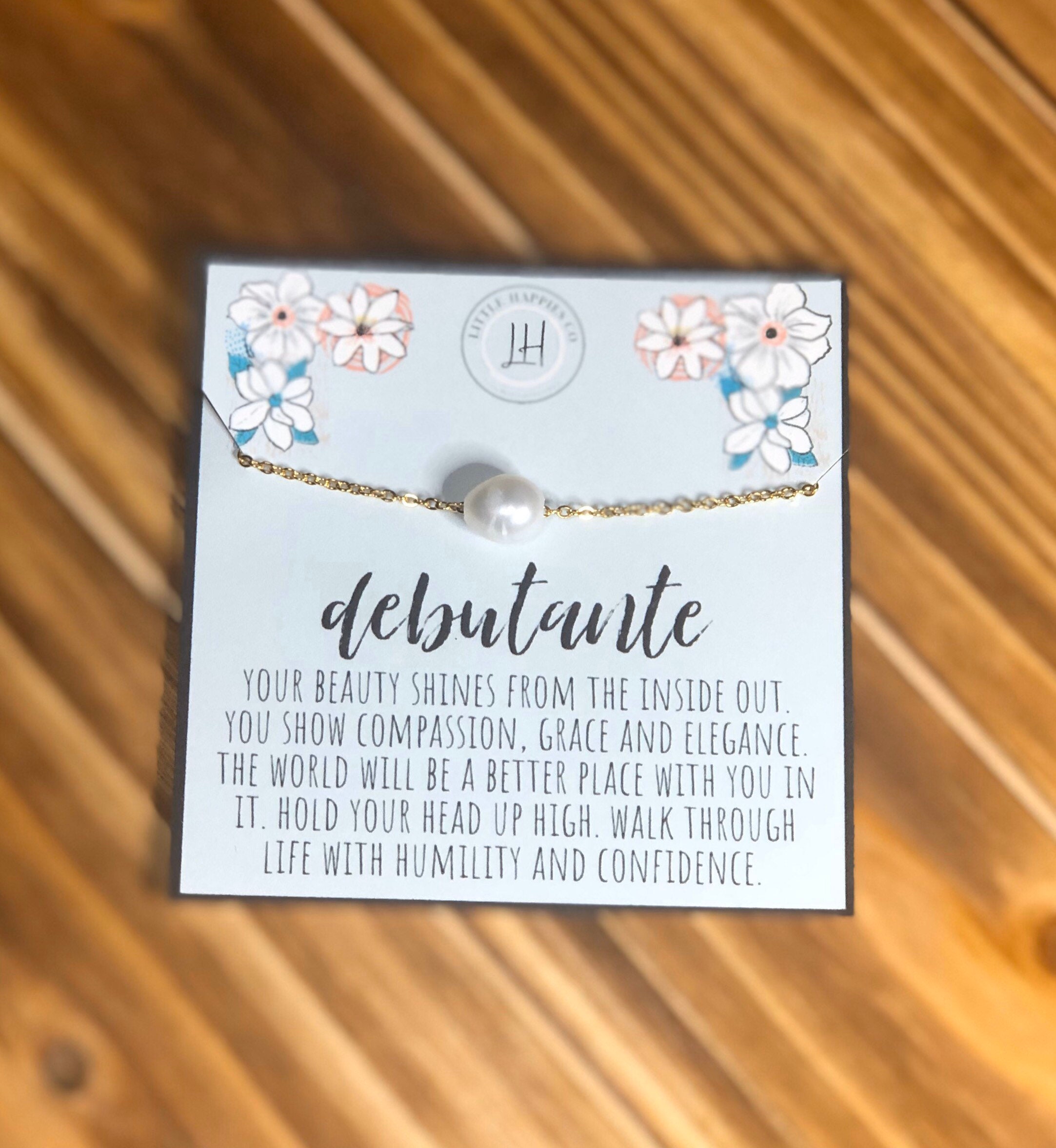 Debutante Gift Debutante Necklace Cotillion Ball Debutante Etsy