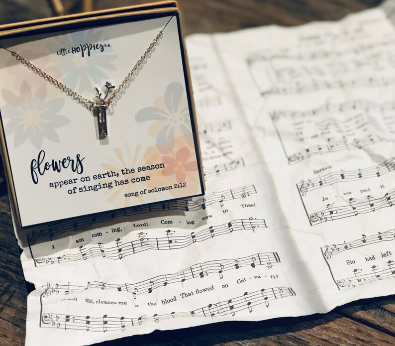 flower necklace Gift for her Miscarriage Gift women\u2019s jewelry inexpensive gift Miscarry Encouragement Neckace Necklace