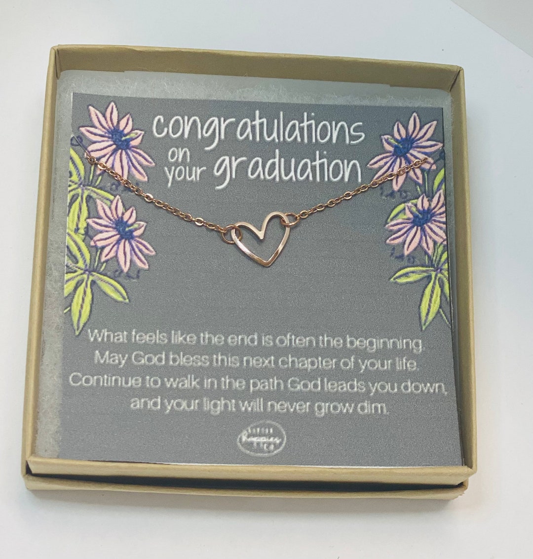 College Graduation Necklace Grad Gift Grad Gifts for Her Etsy
