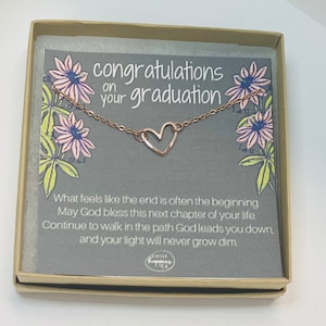 College graduation necklace, Grad gift, Grad gifts for her, Grad gifts for girls, Graduation necklace gift, Graduation necklace for daughter