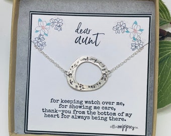 Gift for Aunt, Gift for Aunt from Niece, Aunt Niece Gifts, Gift from Nephew, Future Aunt, Birthday Gift for Aunt, Gift for her, Necklace