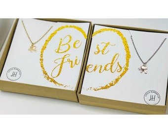 2 best friend necklace, Puzzle necklace for 2, Best friend necklace for 2, Best friend necklace set, Friendship necklace for 2, inexpensive