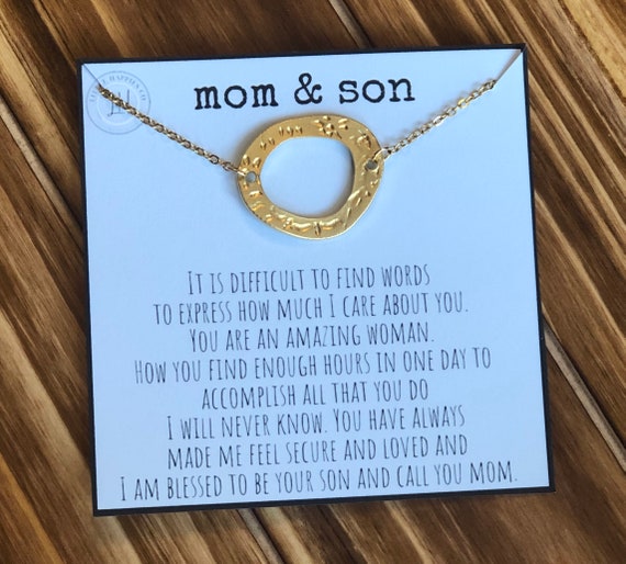 Sentimental Gifts for Mom From Son, Valentines Day Gifts for Mom, Mom Gifts  From Son, Gift for Mom From Son, Mother Birthday Gifts, 01-008 