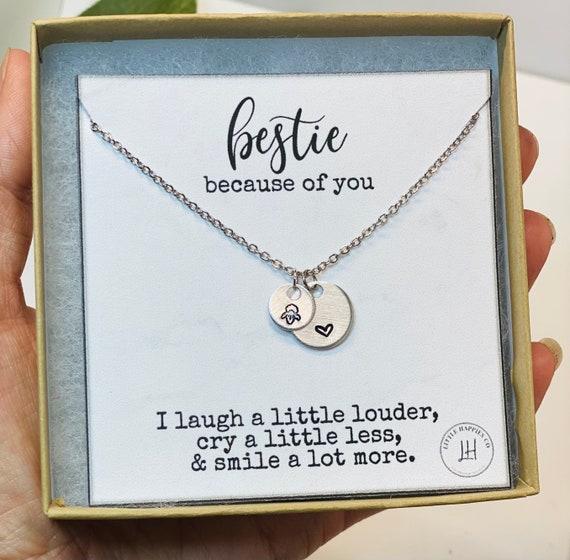 Best Friend Gifts, Friendship Gift, Necklace Set, Two Necklaces, Best Friend  Birthday Gift, Personalized Gift, Inexpensive Gift, Necklace 