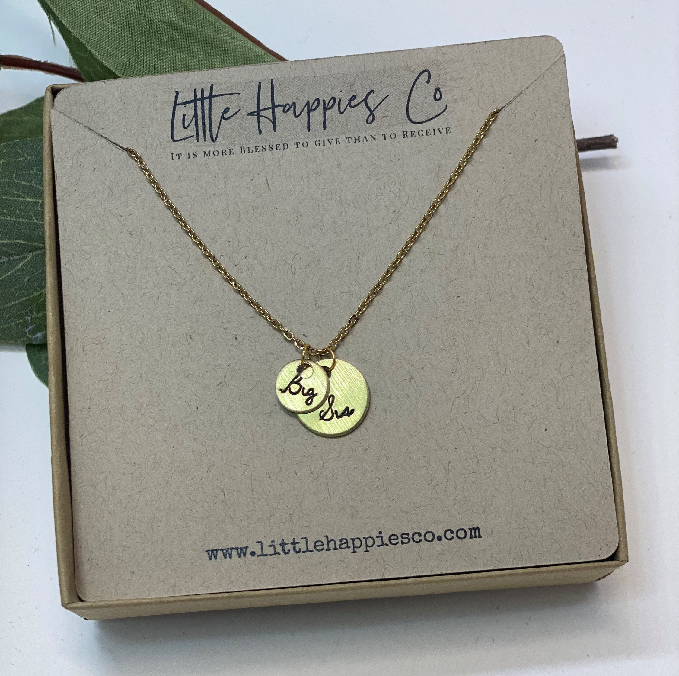 Big Sister Gift Big Sister Necklace 