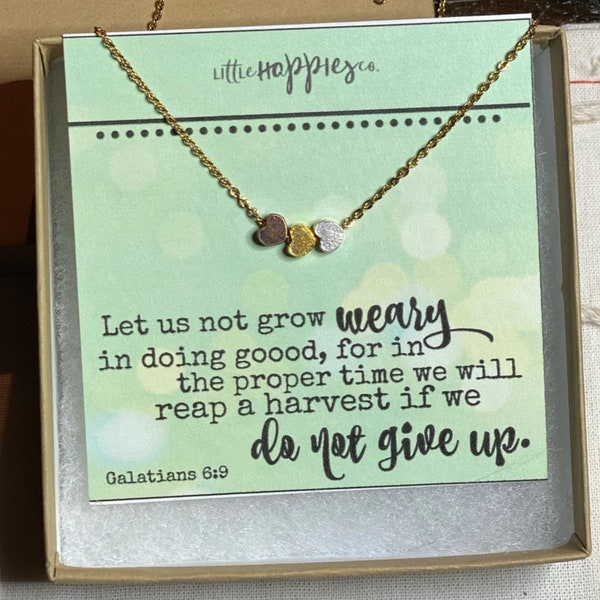 Bible Study Gifts, Youth Group Gifts, Christian Jewelry, Faith Necklace, Pastor Appreciation Gift, Missions Gifts, Thank you Missionary