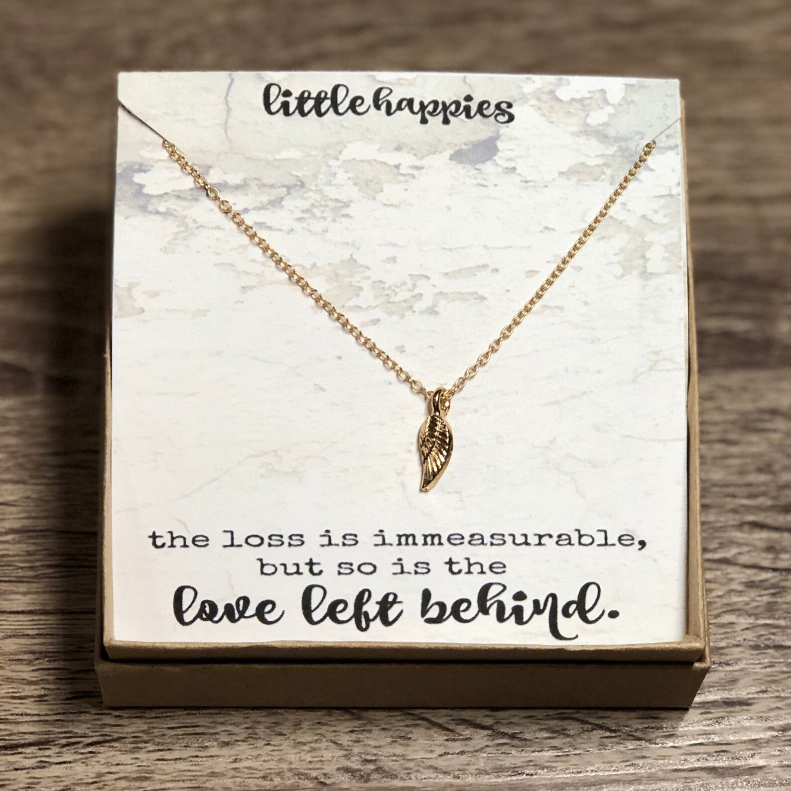 Sympathy Gift Necklace Grief Gift Thinking of You Etsy