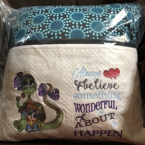 Custom Decorative Whimsical Reading Pillows.