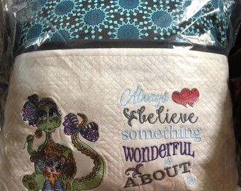 Custom Decorative Whimsical Reading Pillows.