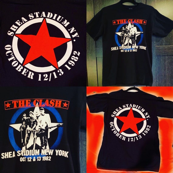 Vintage The Clash t-shirt Shea Stadium 1982