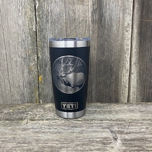 Yeti Elk 20oz Tumbler | Insulated Tumbler | Gift for Him | Elk Hunting Yeti |  Rocky Mountain Elk | Hunting Tumbler | Personalized Tumbler