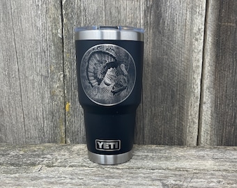 Wild Turkey Yeti 30oz Tumbler | Insulated Tumbler | Gift for Him | Turkey Hunting Yeti | Turkey Hunters Tumbler | Hunters Tumbler | Turkey