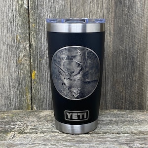 Mule Deer Yeti 20oz Tumbler | Insulated Tumbler | Gift for Him | Mule Deer Hunting Yeti | Deer Hunters Tumbler | Personalized Tumbler |