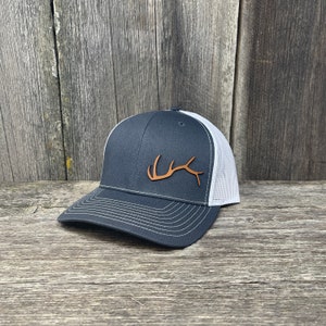 Elk Hunters Hat | Archery Hunters Gift | Dad Hat | Personalized Hat | Leather Patch Hats | Gifts for Hunters | Custom Patches | Gift for him