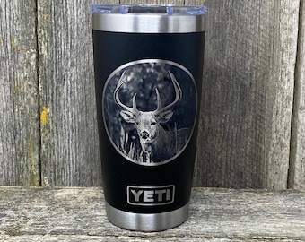Whitetail Deer Yeti 20oz Tumbler | Insulated Tumbler | Gift for Him | Deer Hunting Yeti | Whitetail Deer Hunters Tumbler | Hunters Tumbler