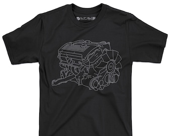 BMW M3 Engine T-Shirt【E46 M3 - S54】