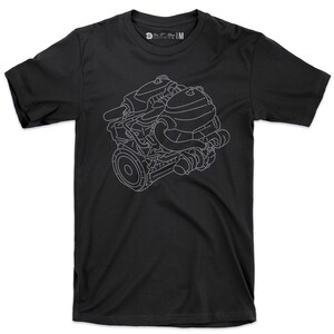 Pagani Huayra Engine T-shirt【AMG M158】