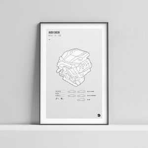 Audi S4/S5 Engine Print【B9 S4 / S5 / SQ5】