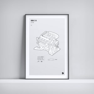 BMW M3 Engine Print【E30 M3 - S14】