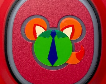 Nick Wilde Decal for MagicBand 2 or MagicBand+ | Zootopia Vinyl Sticker for Magic Band Mickey | Character Decoration for Disney World Trip