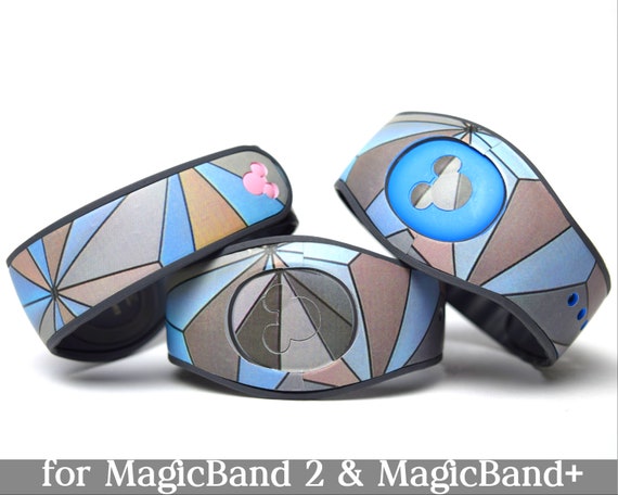 Blue Spaceship Earth Skin for Magicband 2.0 or Magicband Epcot