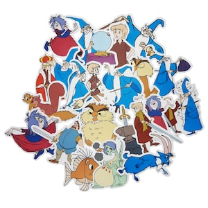 Das Schwert im Stein Sticker | Vinyl Aufkleber für Laptop, Scrapbook, Telefon, Gepäck, Journal, Party Dekoration | Verschiedene Sticker