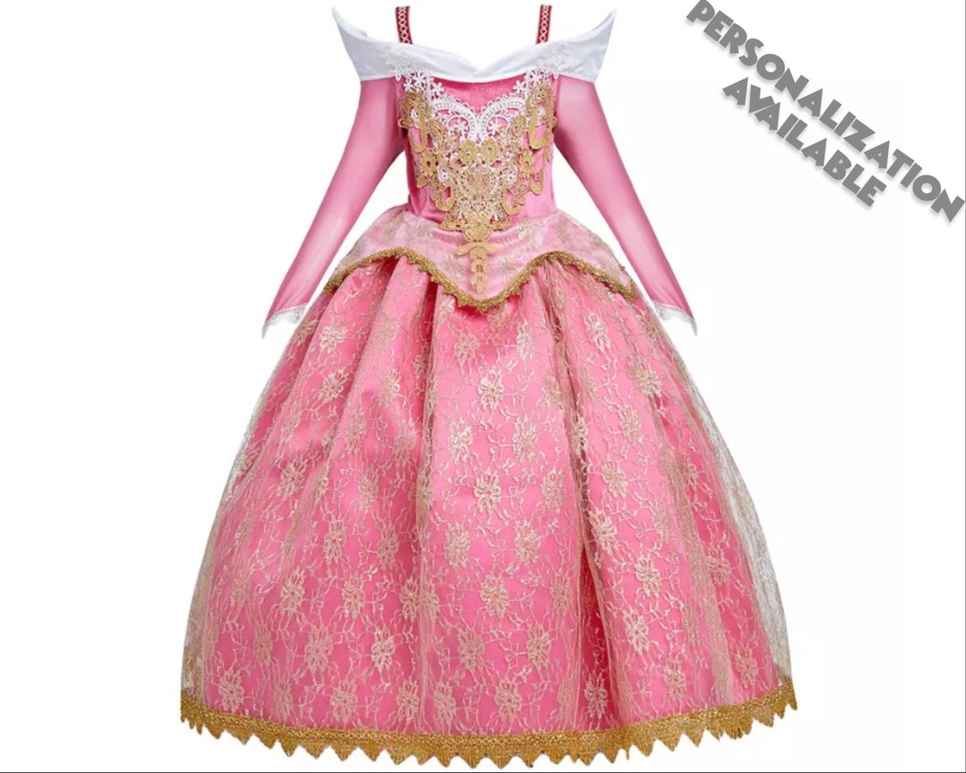 Vestido de la Bella Durmiente Infantil / Disfraz de Princesa - Etsy España Vestido de la Bella Durmiente Infantil / Disfraz de Princesa - Etsy España