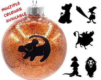 Lion King Christmas Tree Disc or Ball Ornament