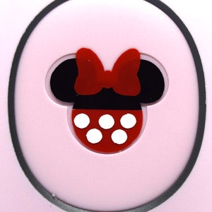 Minnie Mouse Decal for MagicBand 2 or MagicBand+ | Magic Band Decal | Vinyl Sticker for Mickey | Custom Decoration for Disney World Trip