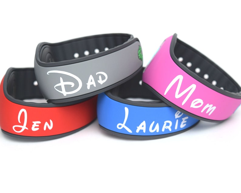 Personalized Magicband Name Decal Custom Magic Band Wrist Etsy UK