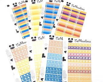 Beauty and the Beast Planner Stickers 1 | Erin Condren | For LifePlanners Organizers Journals | Belle Pots Chip | Permanent and Removable