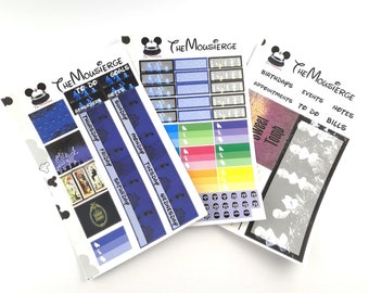 Haunted Mansion Monthly Planner Stickers | Erin Condren | For LifePlanners Organizers Journal Calendars | Permanent and Removable