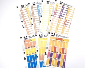 Beauty and the Beast Planner Stickers 2 | Erin Condren | For LifePlanners Organizers Journals | Belle Pots Chip | Permanent and Removable