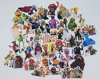 Muppet Stickers | Vinyl Sticker for Laptop, Scrapbook, Phone, Luggage, Journal, Party Decoration | Assorted Stickers