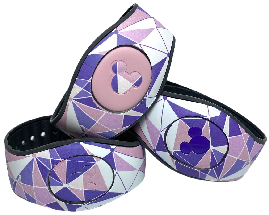 Tomorrowland Purple Wall MagicBand 2.0 Skin Disney World Etsy
